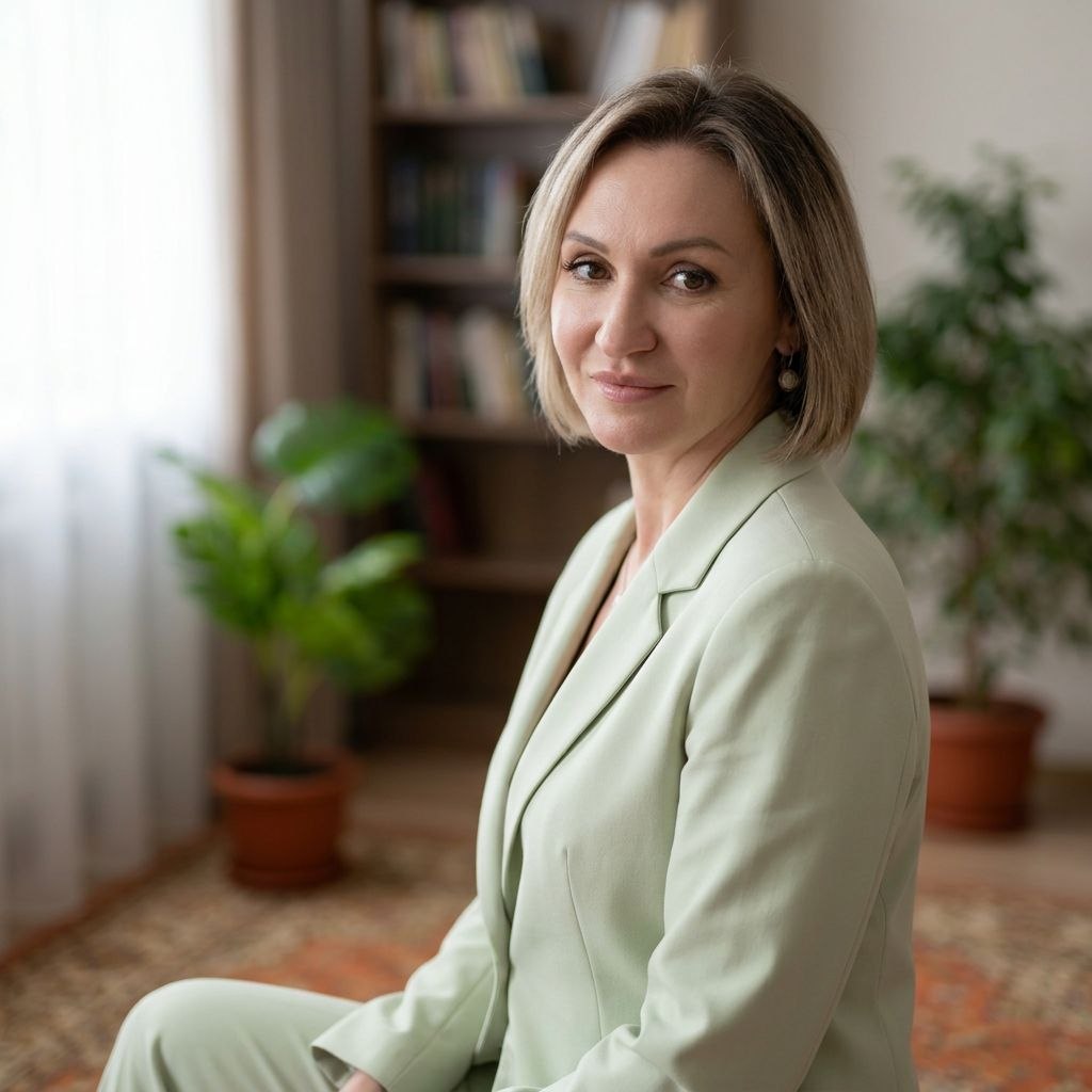 Портрет психолога в кабинете